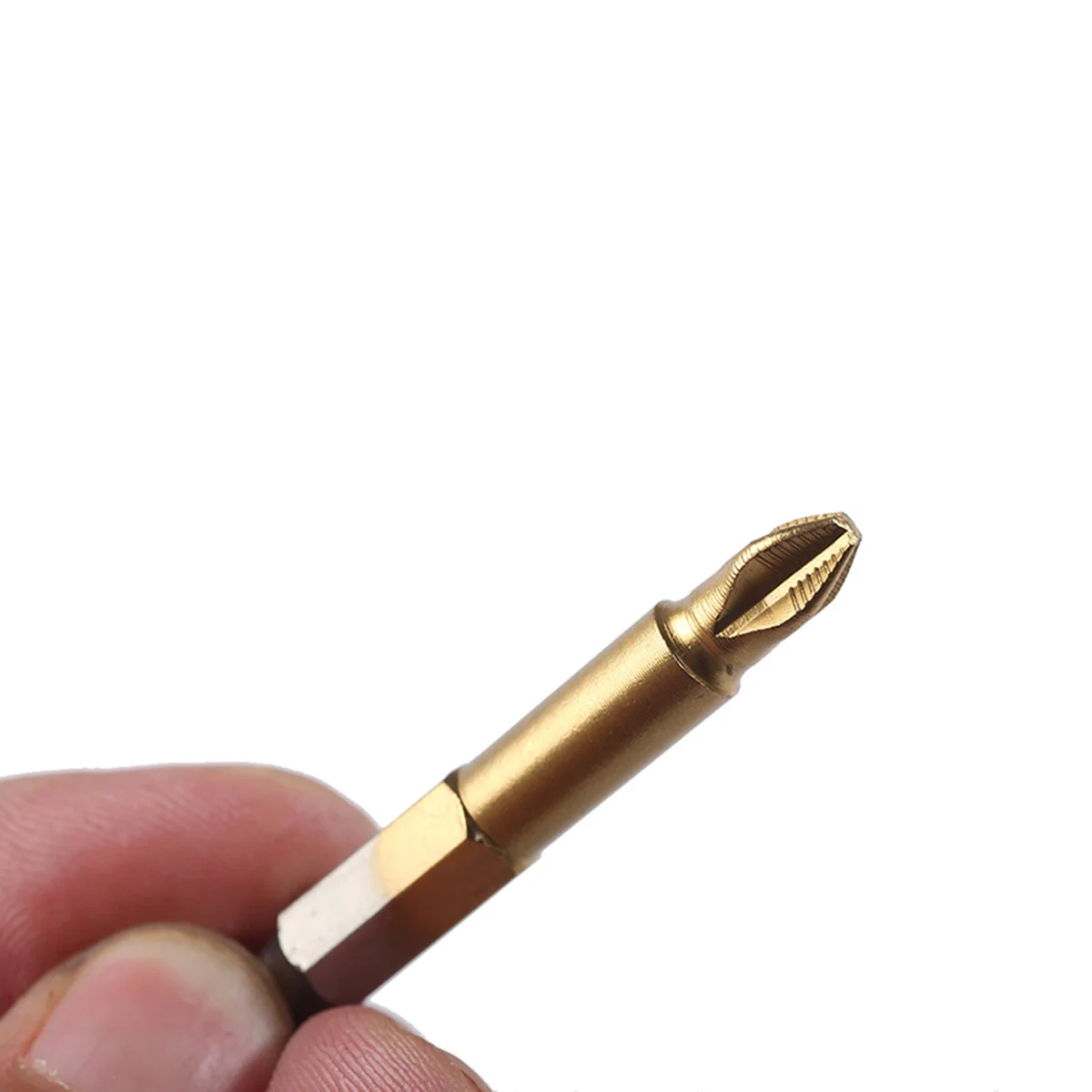 5 stuks antislip titanium gecoate schroevendraaierbits 50 mm Ph2 magnetische zeskant voor mechanische reparatie elektronische apparaten premium legering