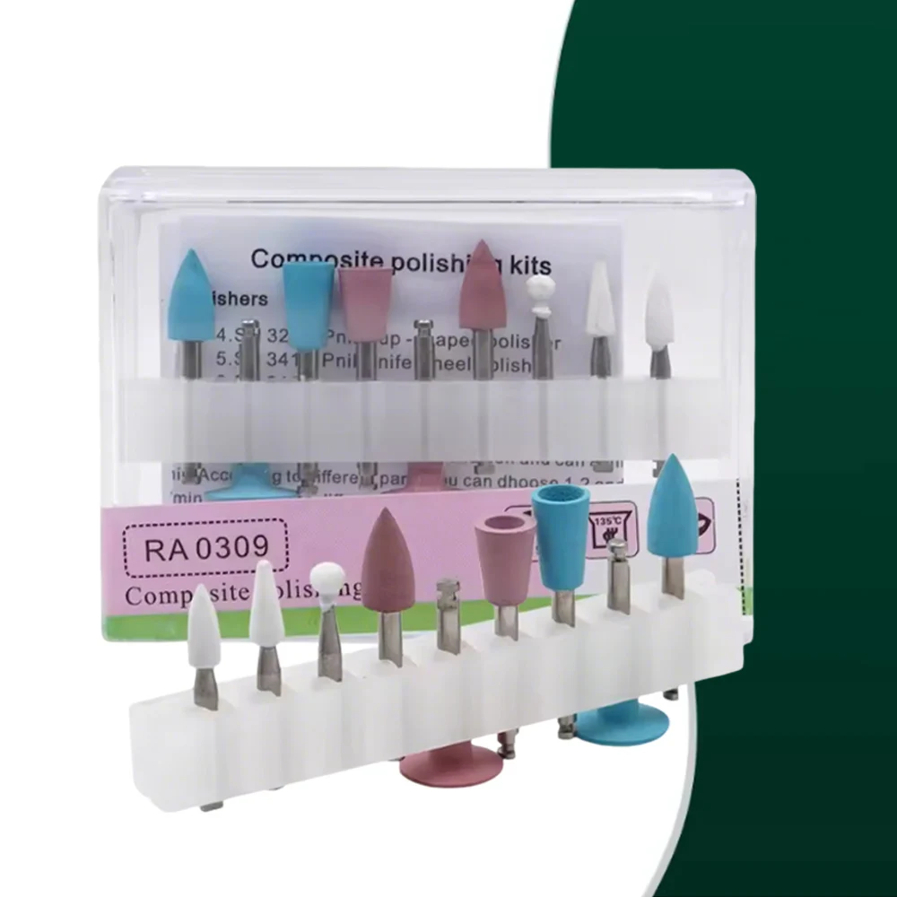 

Dental Composite Polishing Kit for Low-Speed Handpiece RA0309 Based Restoration Finishing Tools for Oral Hygiene Set