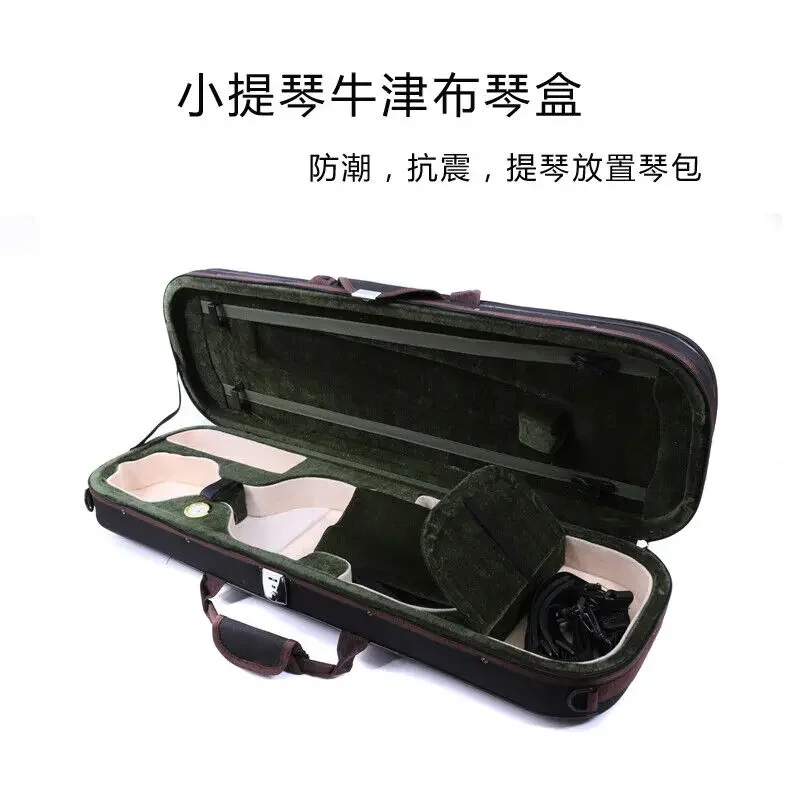 Advance 4/4 Full Size Violin Case Oxford Bag Strong Handle Protect Violin Carry Portable High Capacity for Student