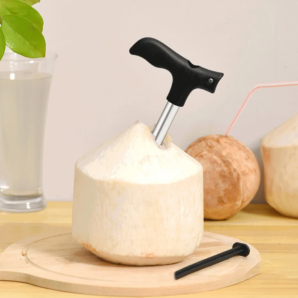 

1 шт., открывалка для кокосов из нержавеющей стали, бытовая открывалка для кокосов, кухонный инструмент