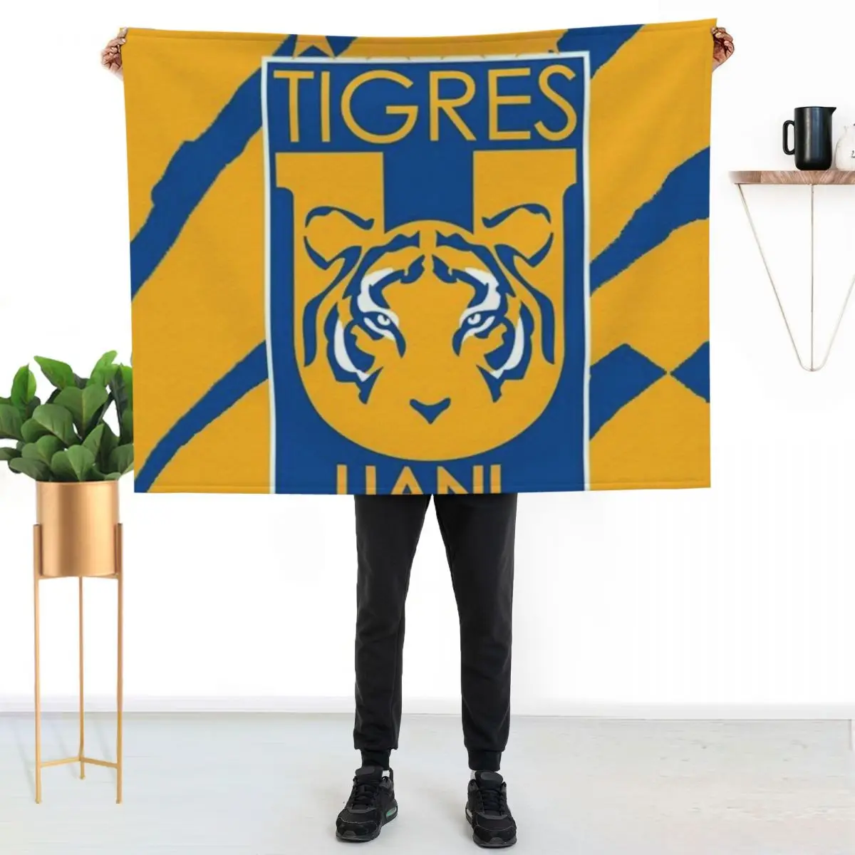 

tigres uanl Throw Blanket Soft Warm Blanket Gift for Grandparents
