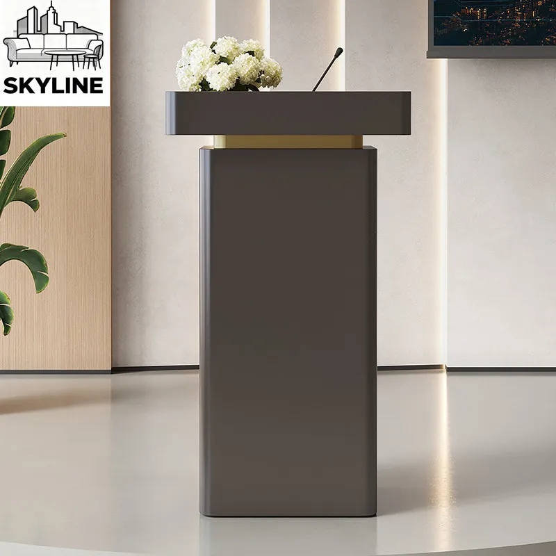 speech, consultation desk,   reception room, store baking, paint, metal foyer, introduction stage