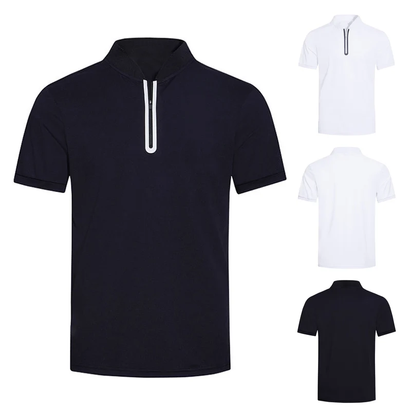 

New Golf Shirt for Men - Short Sleeve Outdoor Sports Polo Top: Sweat-Wicking, Quick-Dry, Breathable, Stylish, Versatile