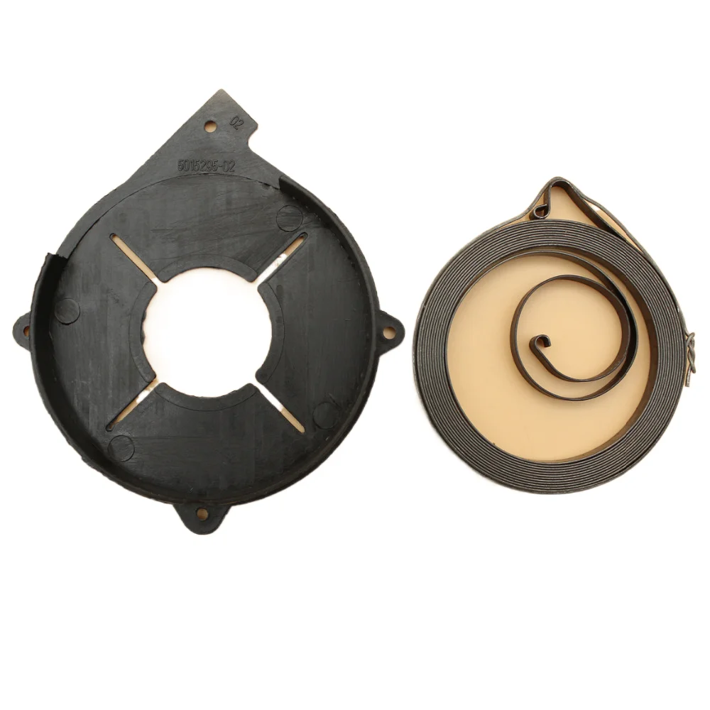 2 Sets Recoil Starter Spring Cover Wahser For Husqvarna 288 281 272 268 266 66 61 Chainsaw Replacement Parts