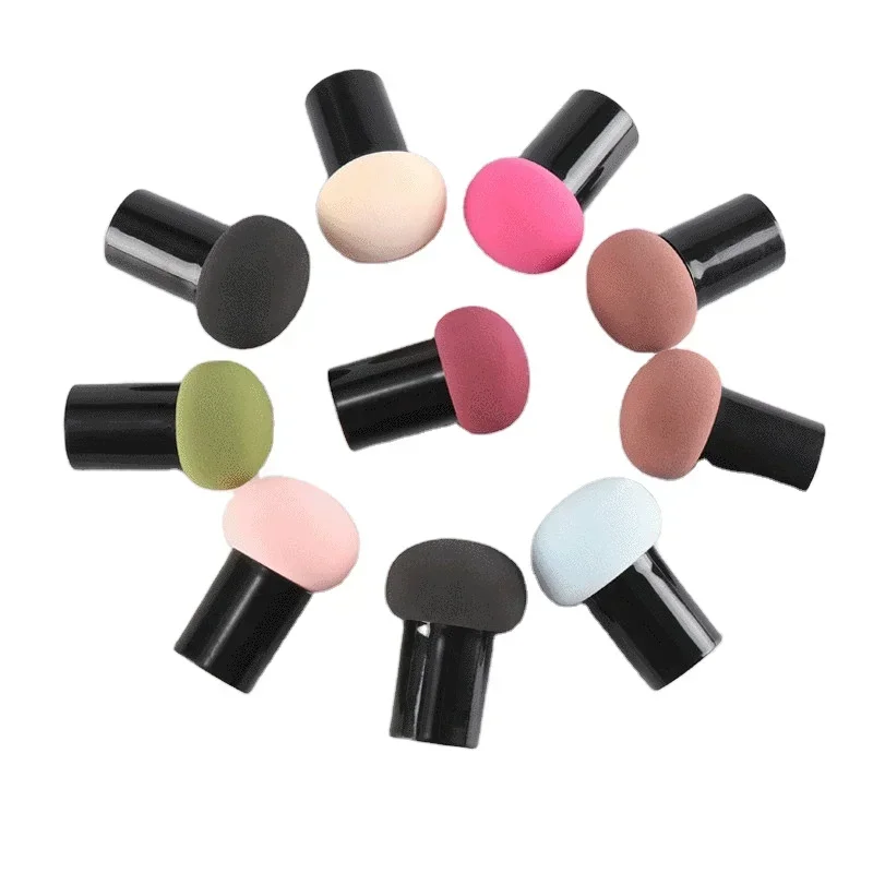 여성용 메이크업 도구 - 메이크업 블렌더, 화장품 퍼프, 수납함이 포함된 파운데이션 파우더 스펀지