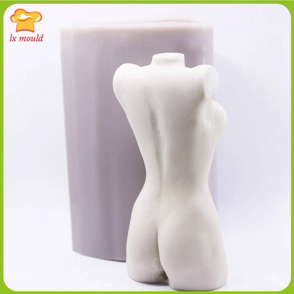 3D Female Body Silicone Candle Mold Women Art DIY Making Human Torso Model  Art DIY Soap Wax Mould Resin Craft