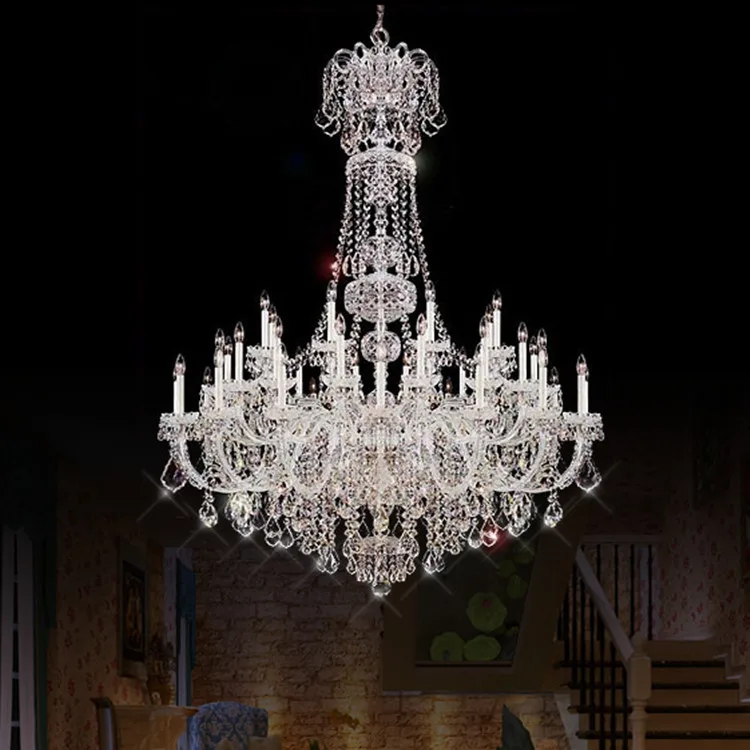 European Luxury Atmospheric Living Room Lights Modern Dining Room Lights Duplex Villa Hotel