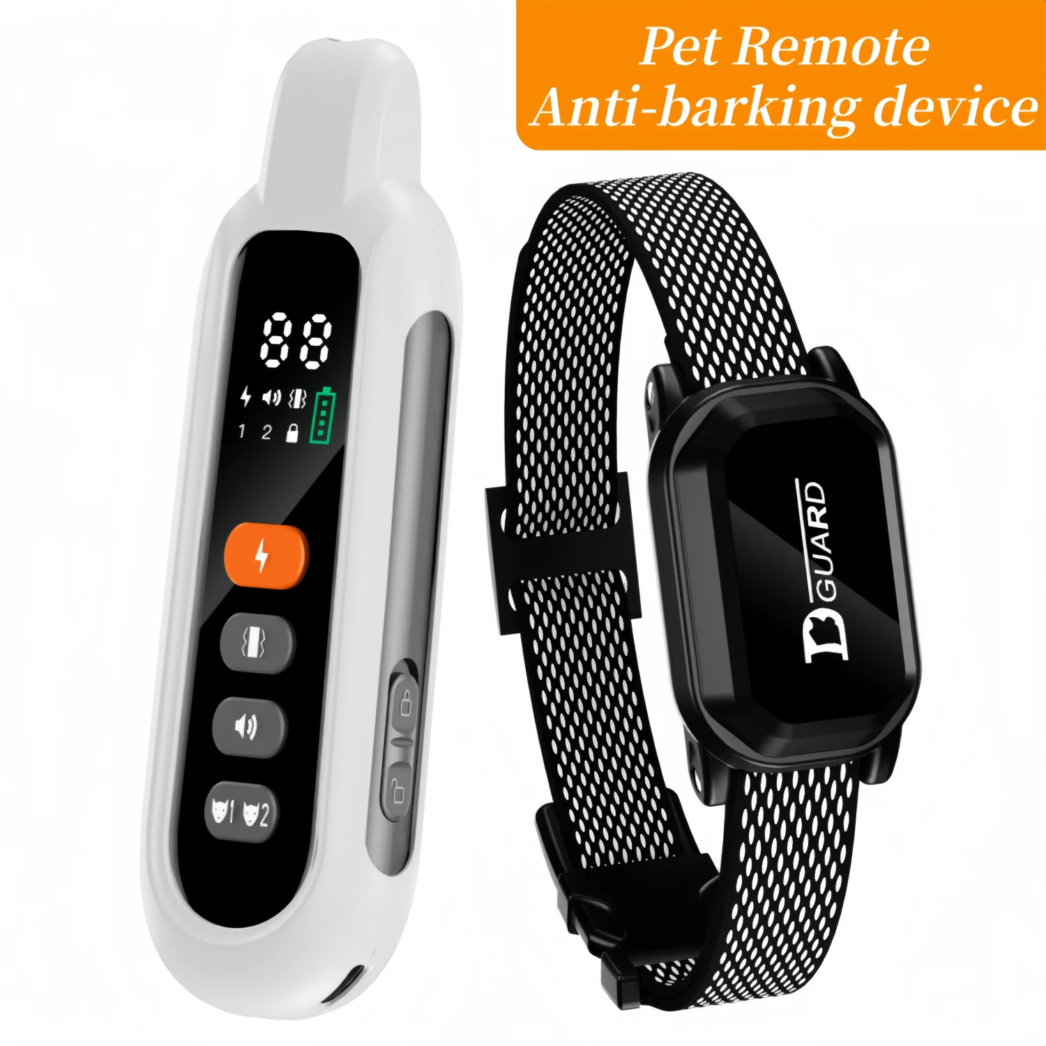 

3300FT Electric Dog Training Collar Remote Control Waterproof Pet BehaviorFor 6-120lbs Puppy With Shock Vibration Anti-barking