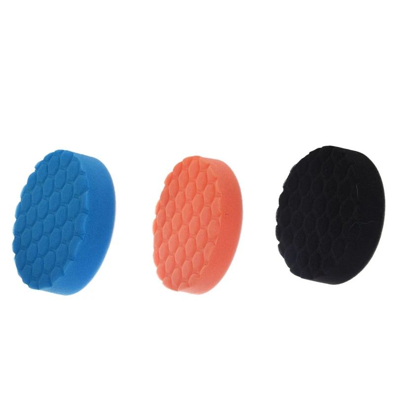 6X Hex-Logic Buff Buffering Polishing Pad Kit For Auto Car Polisher 5 Inch