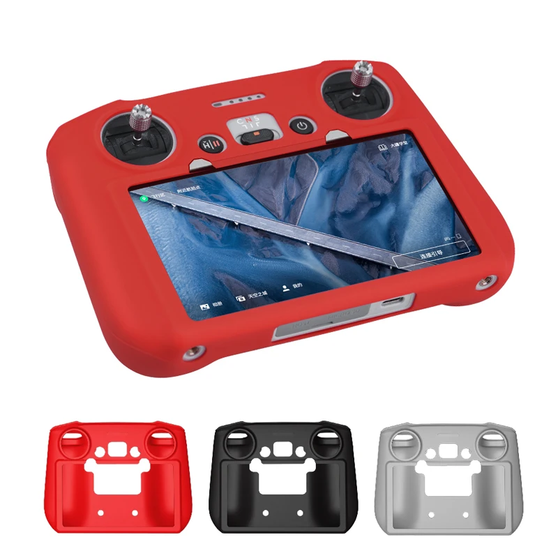 Ốp Lưng Dẻo Silicone Cho DJI Mini 3 Pro Điều Khiển Từ Xa Bao Da Bảo Vệ Tay Chống Trầy Xước DJI RC Phụ Kiện