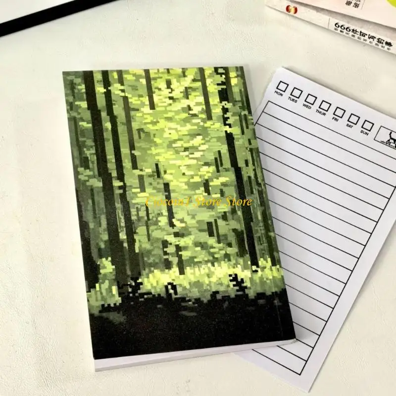 A3PC Student Notebook Pixels Notebook Good Quality Paper and Multiple Format Pages for Sketching Ideas Planning