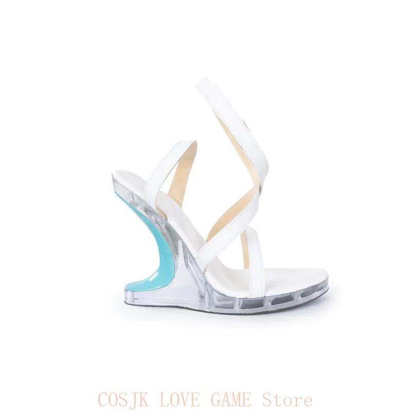 

Wuthering Waves The Shorekeeper Anime Cosplay Shoes Game Character Props Halloween Carnival Party Shoes for Women Customized