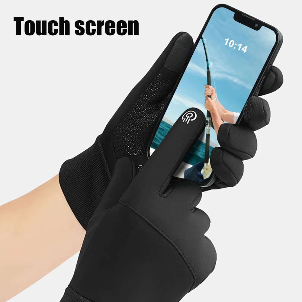 Winter Warm Gloves Men\'s Women\'s Touch Screens Windproof Gloves Outdoor Sports Running Skiing Cycling Fishing Gloves