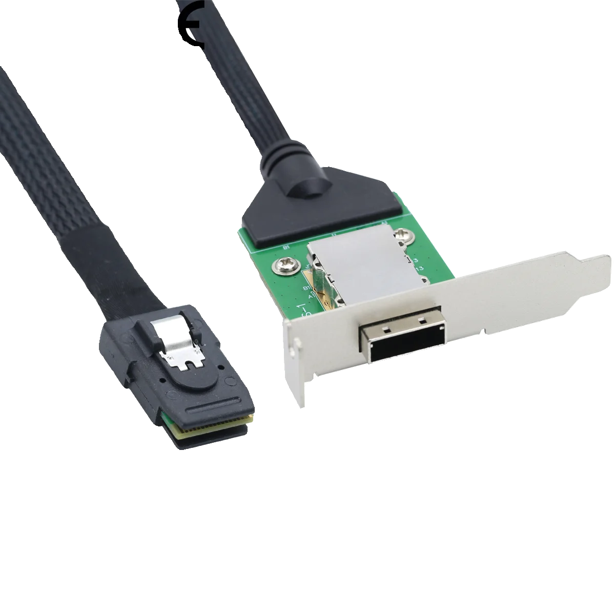 

MINI SAS HD SFF-8087 в HD SFF-8088 PCBA Жгут проводов внутреннего и внешнего преобразования родителей сервера