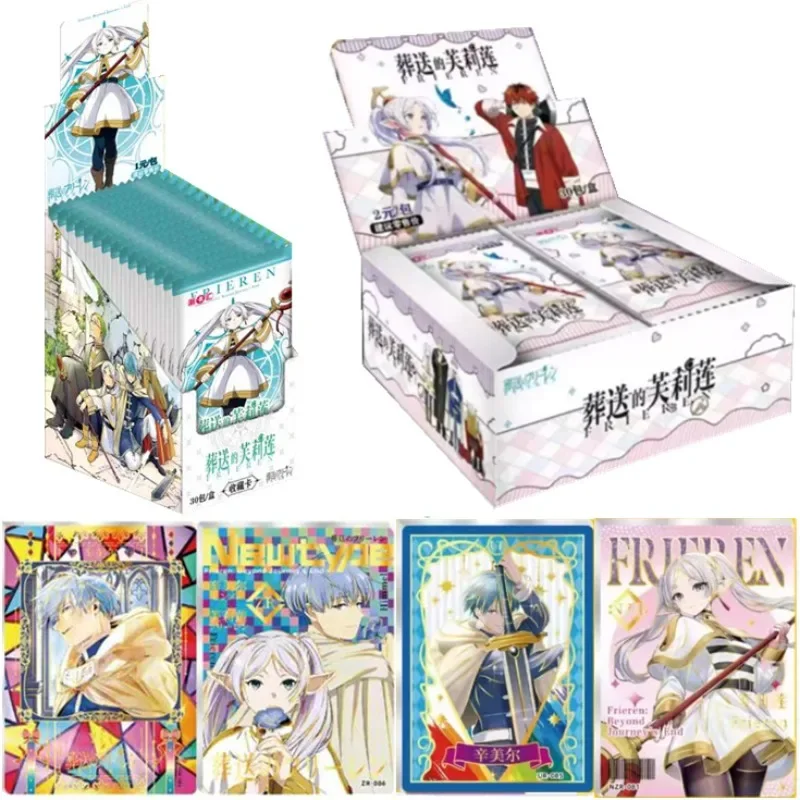 Original Anime Frieren: Beyond Journey\'s End Card Collection Board Games Toys Mistery Box Birthday Gifts for Boys and Girls