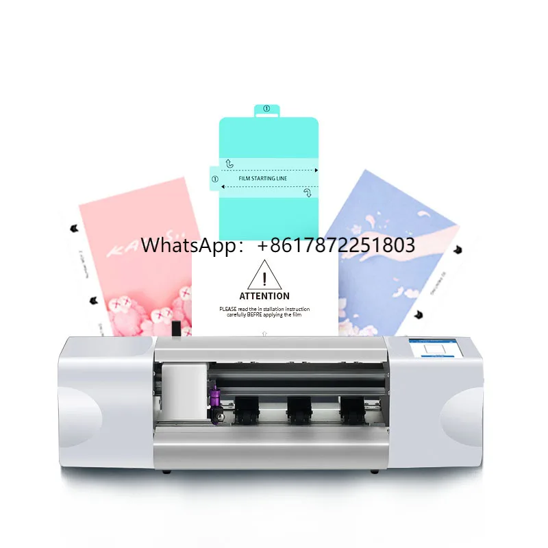 

China Manufactures Supply Cell Phone Back Cover Film TPU Hydrogel Screen Protector Protective Phone Film Cutting Machine