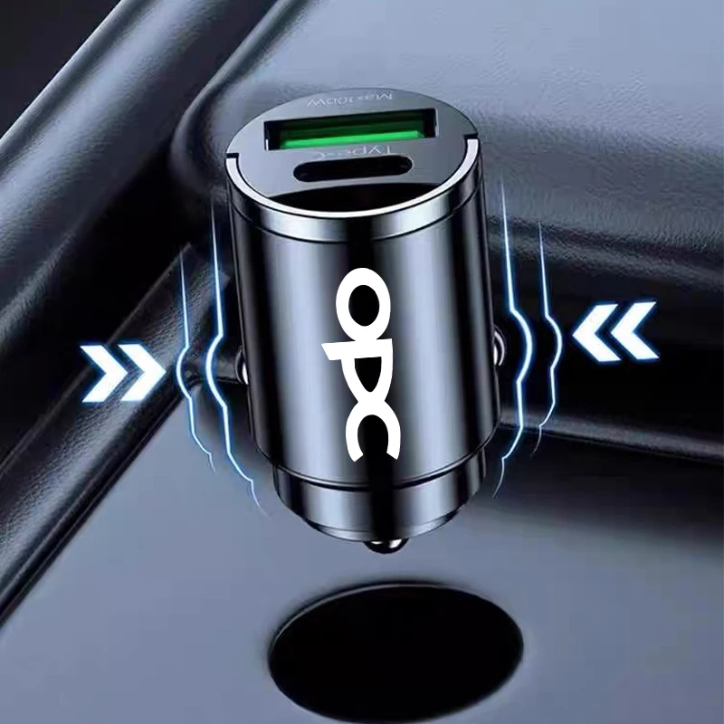 100W Car Charger Lighter PD Fast Charging Mini Car Phone Charger For Opel OPC Astra G H J F K Insignia Vectra Zafira Antara