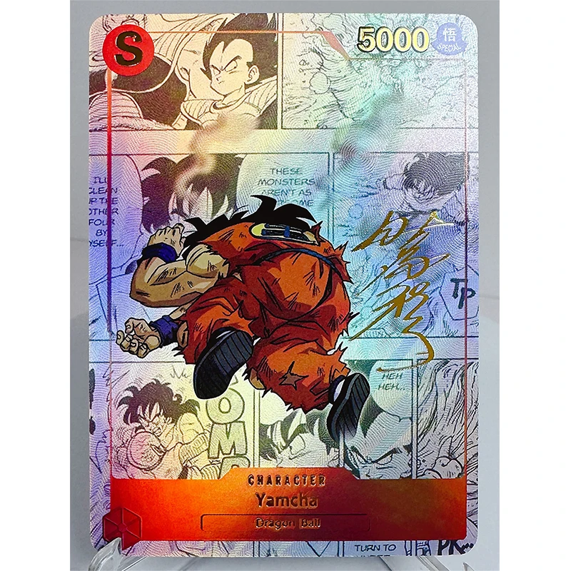 Anime Dragon Ball DIY ACG Tien Shinhan Android 18 Bulma Chichi Lunch Videl Marukarita Toy for boy Collectible Card Birthday Gift