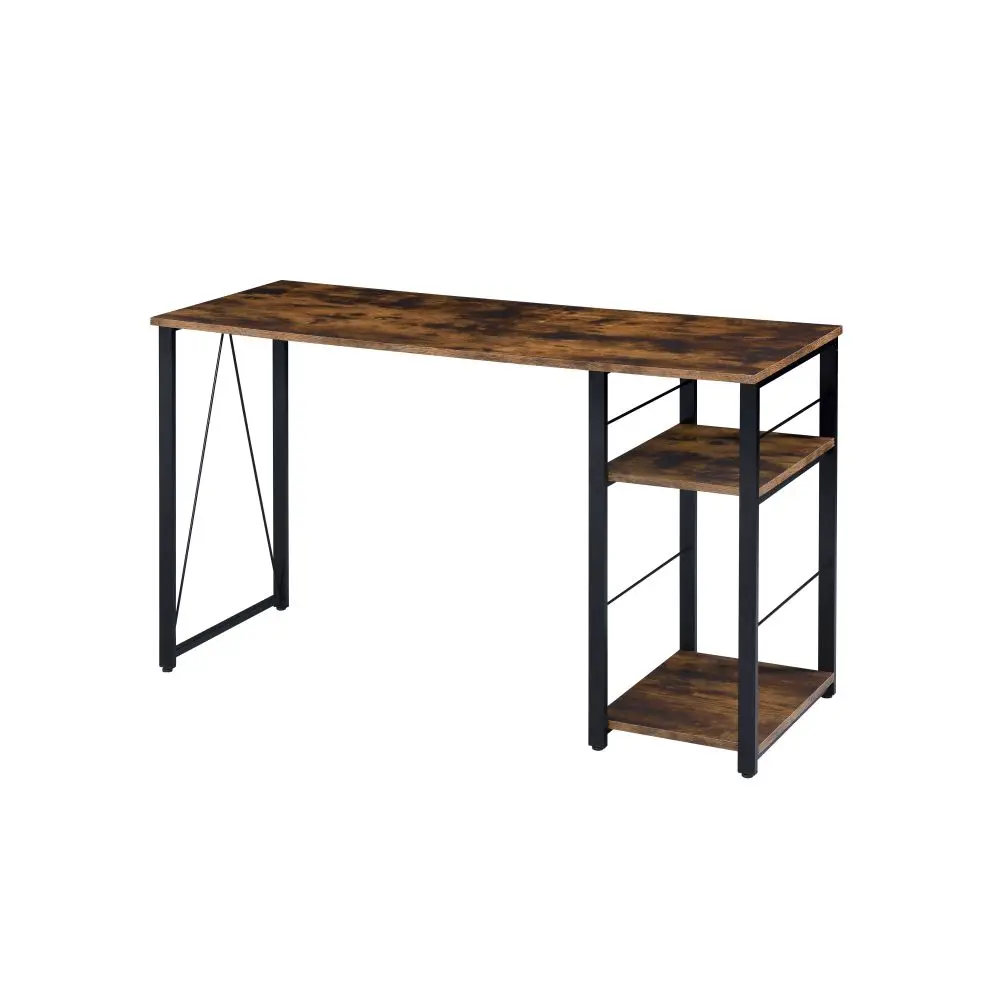 

Vadna Weathered Oak & Black Finish Writing Desk
