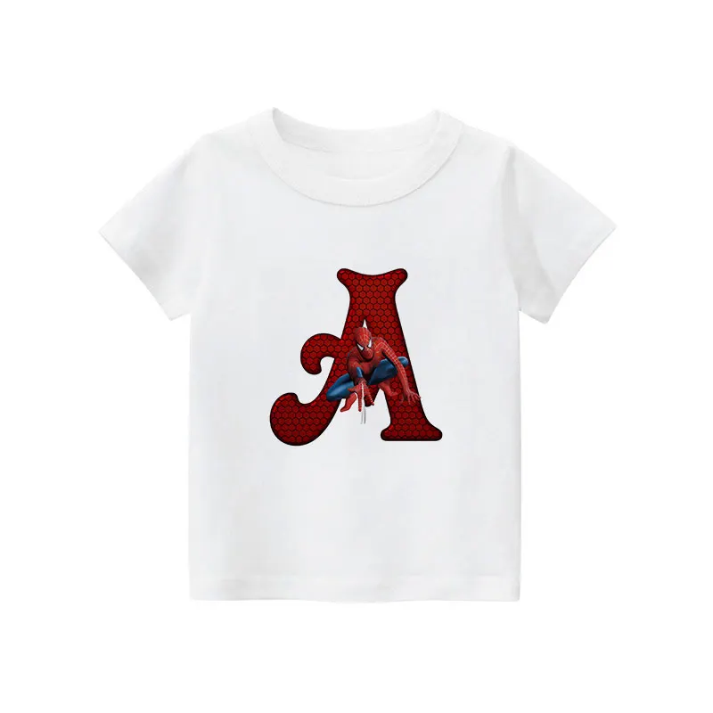 2024 New Kids Short-sleeved Cute Print Trend Tops T-shirts Cotton Tees High Quality Sportswear Custom Style Boys Girls Casual