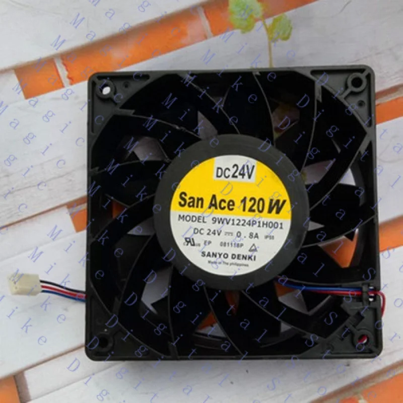

H One For SANYO New 9WV1224P1H001 San Ace120W 24V 0.8A cooling fan