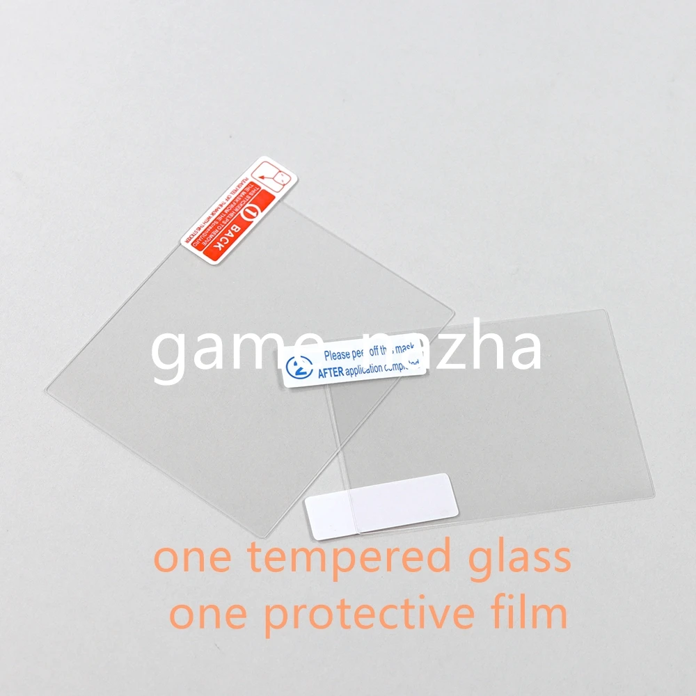 60sets Full Cover LCD Screen Protective PET Film For NDS High Quality Top Tempered Glass Bottom Clear Protective Film For NDS