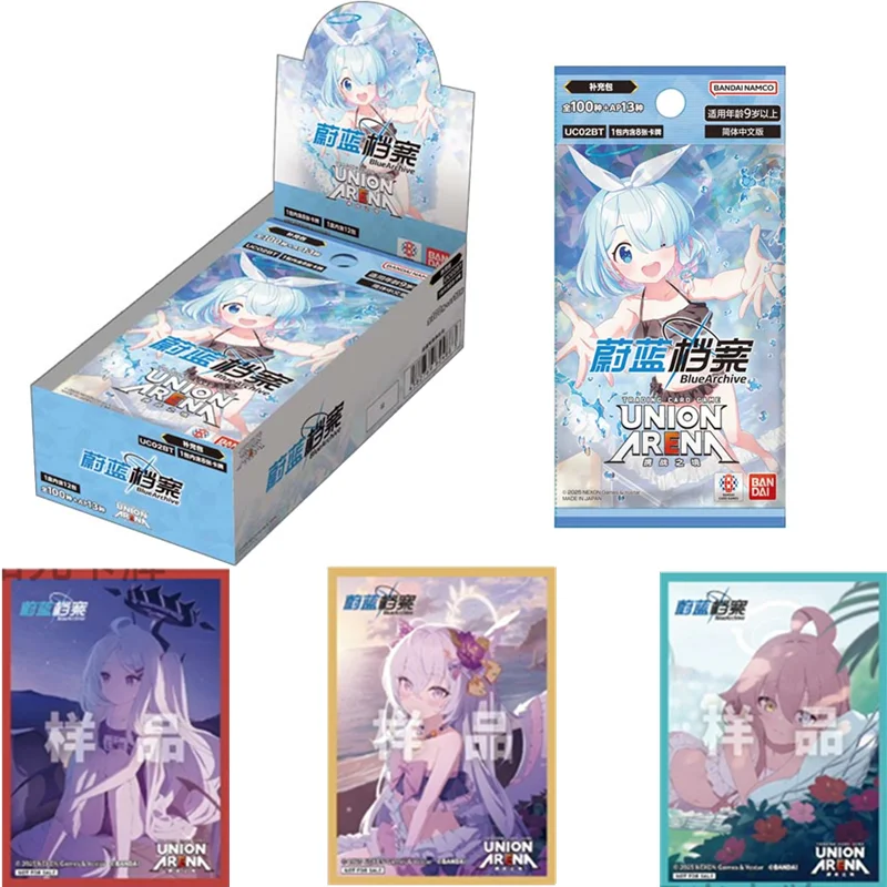 

Оригинальный аниме Battle Realm Blue Archive The Animation TCG UNION ARENA, редкая коллекционная карта, детские игрушки, подарок на день рождения