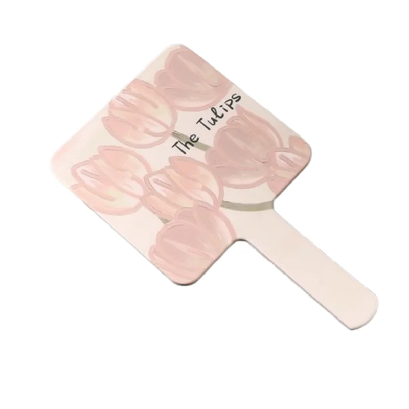 Handheld Irregular Mirror Decal Mini Light Creative Kawaii Mirrors Aesthetic Design Espelho Decorativo House Accessories