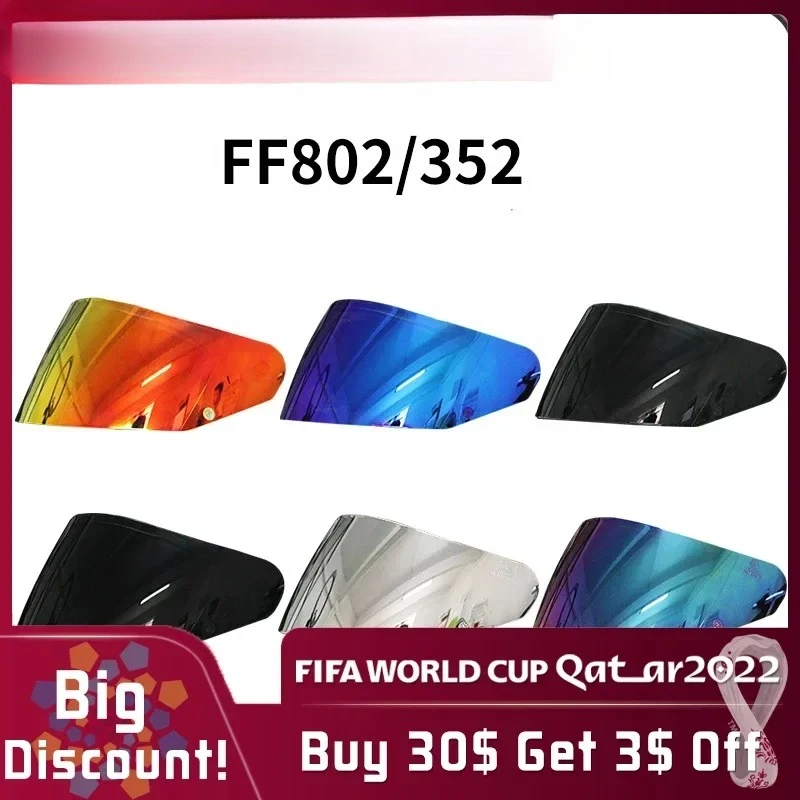 

Мотоциклетный шлем, полнолицевой козырек, защита от ультрафиолета, для LS2 FF352 FF351 FF369 FF384