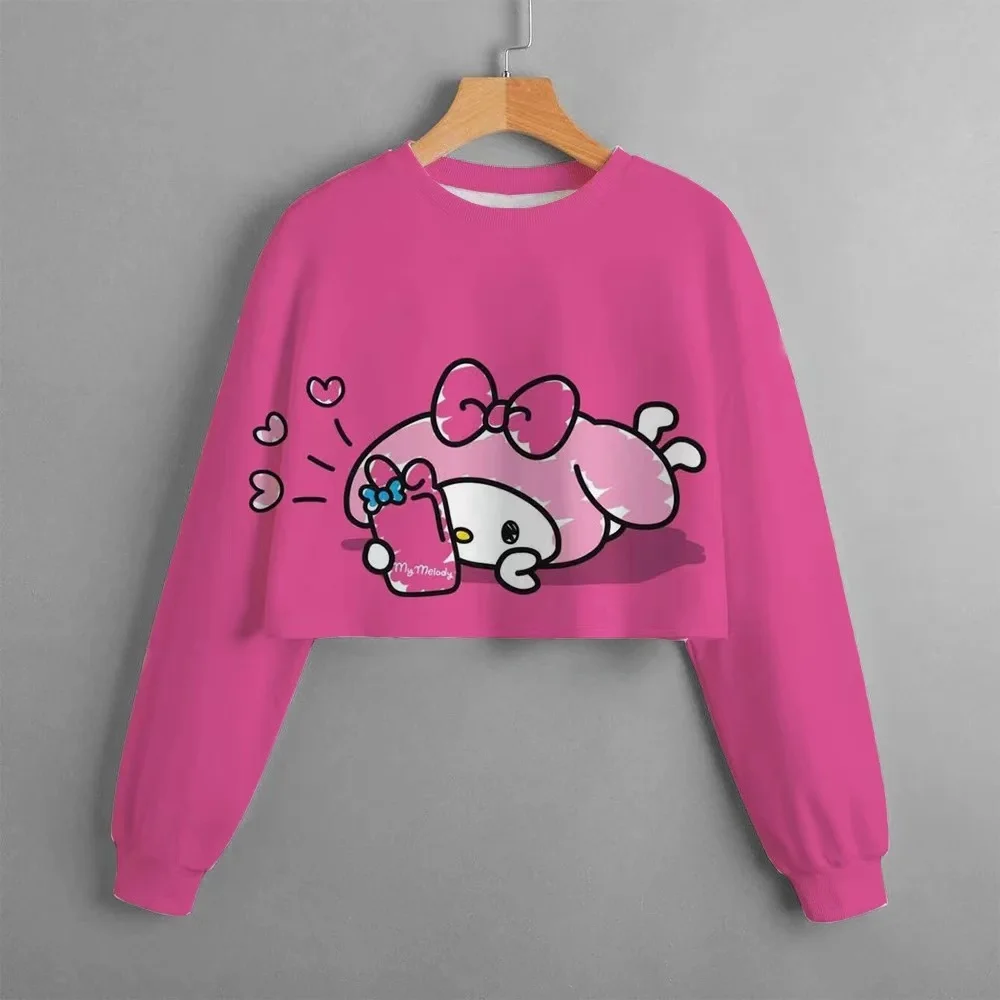 Girls Sweatshirt 2024 New Autumn Animation Print New Children\'s Tops Children Girls Fashion Round Neck Children\'s Clothing