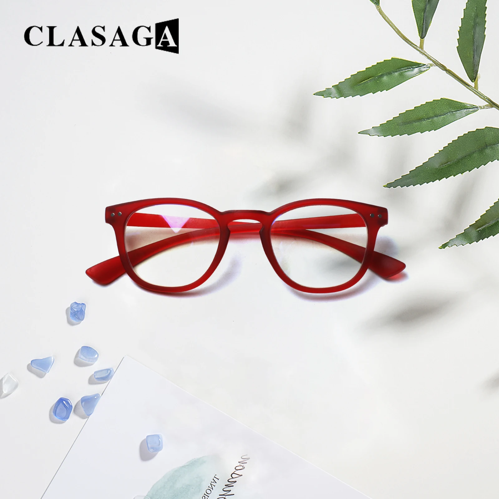 

Reading Glasses Men Women High Quality Anti Blue Lightweight Glasses Classic Round Frames Prescription Glasses with Spring Hinge