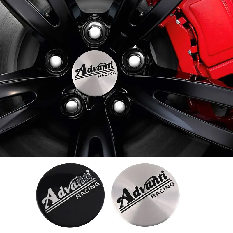 56mm Universal Car Wheel Center Emblem Hub Caps Stickers For Advanti Logo Honda Mazda Chevrolet Ford Volkswagen Toyota KIA