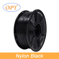 OPY Nylon PA66 Filament 1.75mm 1kg Roll 3D Printer Polyamide Thread Transparent Nature Black White Color High Tensile Strength