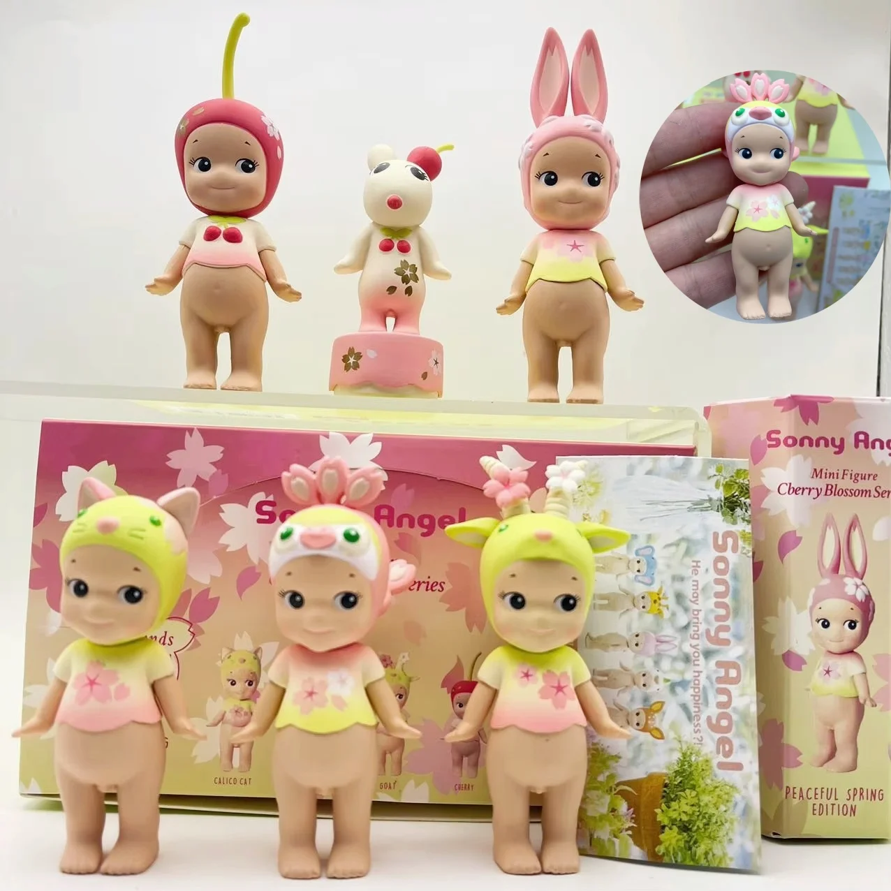 New Sonny Angel Cherry Blossom Spring Series Cherry Blossom Limited Editions Blind Box Ornaments Model Cute Toy Birthday Gift