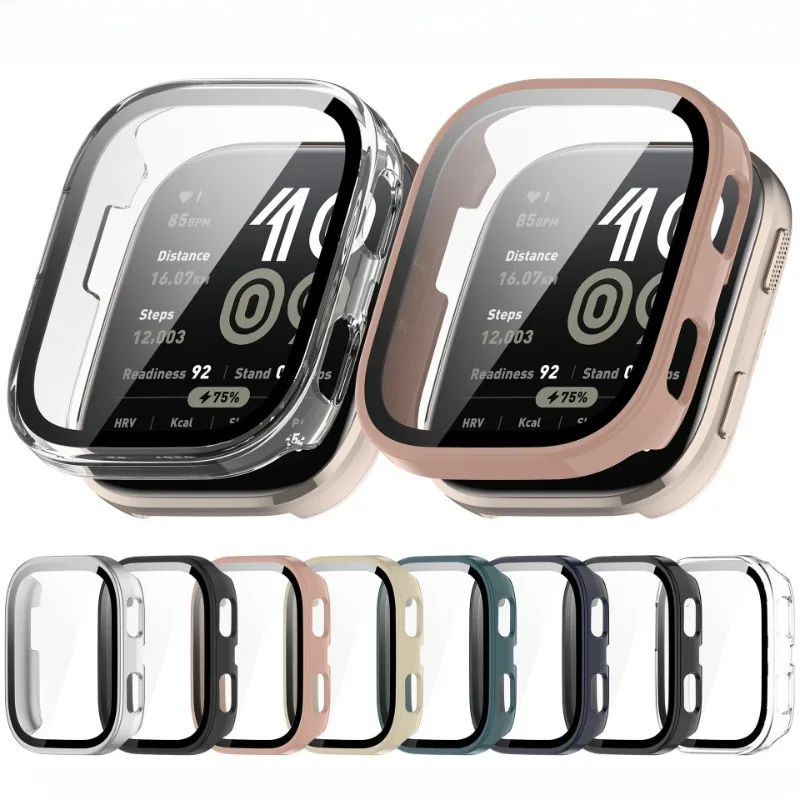 Glass+Cover For Amazfit Bip 6 Anti-scratch Film Bumper Tempered Glass Screen Protector PC Hard Case for Amazfit Bip6 Accessories