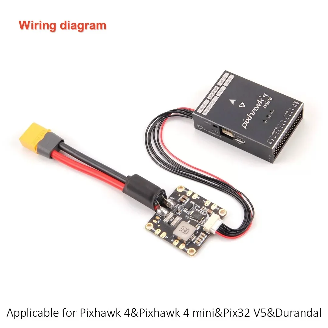 Holybro PM06 V2 14S Power Module 2S-14S Input voltage 60A Rated Current Pixhawk 4 Mini Durandal RC FPV Multi Axis Drone