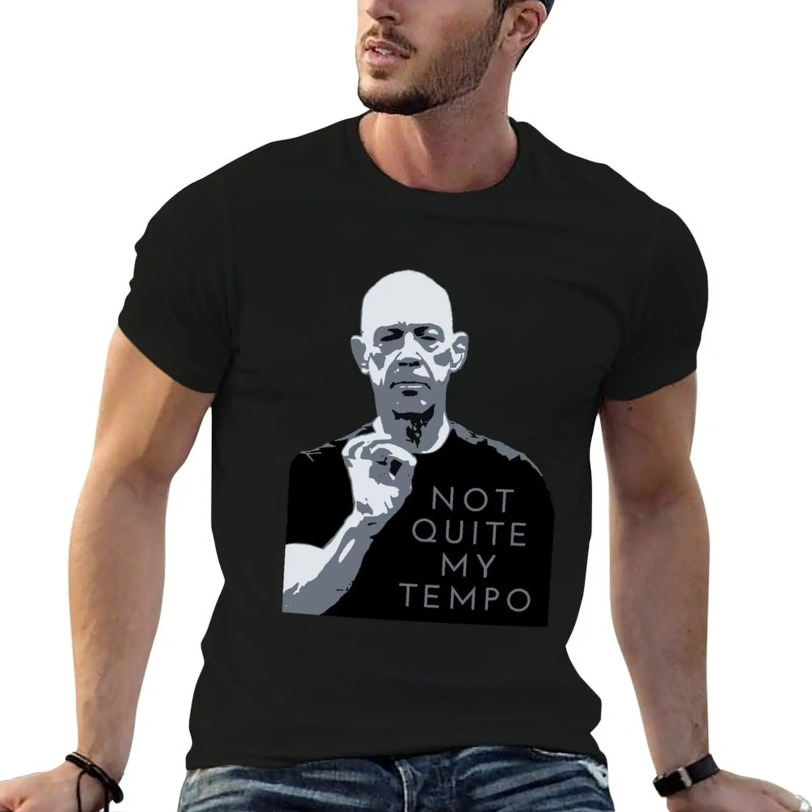 T-shirt My Tempo pour homme, lot de t-shirts blancs pour homme, t-shirt graphique pour homme, t-shirt en coton épais