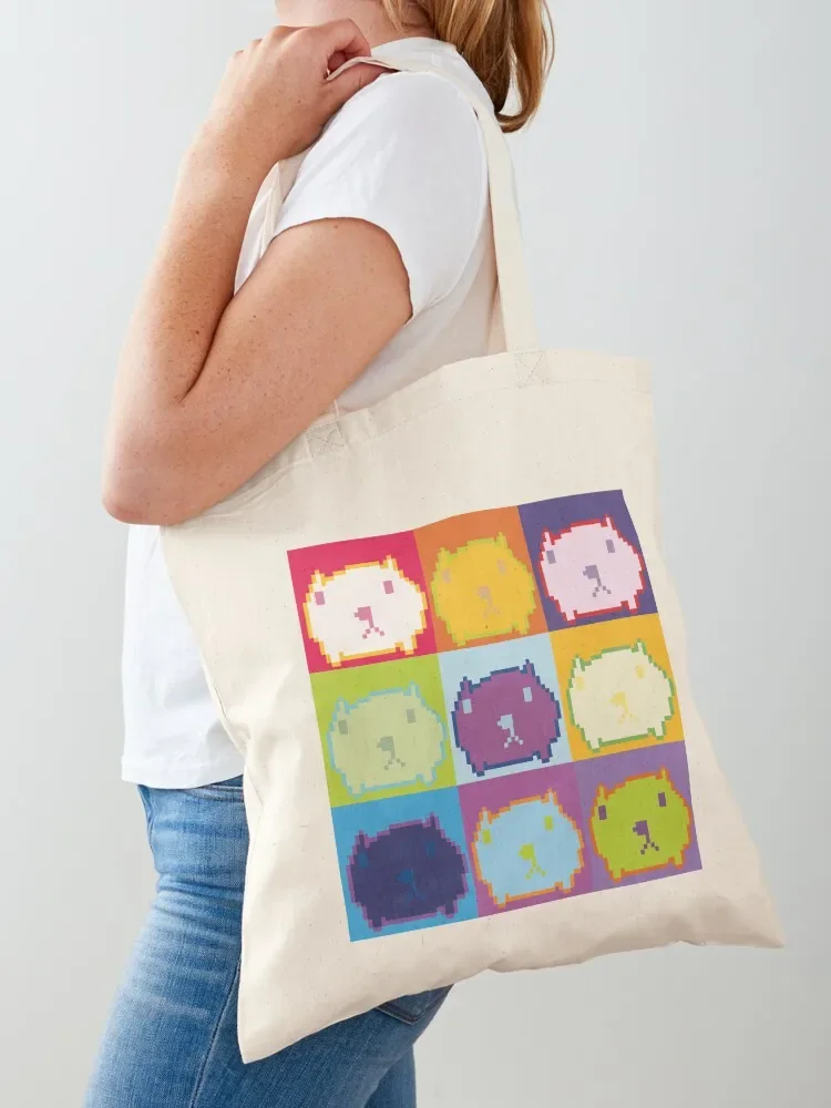 Andy Warhol Capybara Tote Bag great bag eco pack Women's beach bags Portable shopping bag