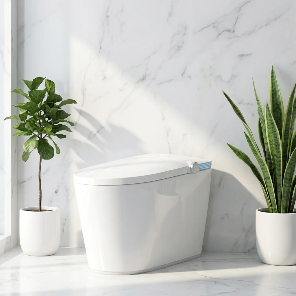 Health Life Smart Ceramic Toilet Bidet with Remote Control S-Trap Drainage Automatic Self-Clean High Quality Bathroom Toilet Set