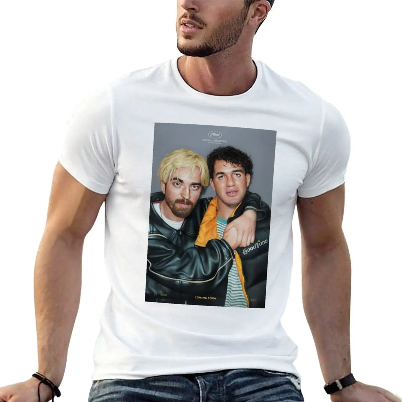 تي شيرت جيد A24 جرافيك رجل ملصق قمصان مضحك تي شيرت الظلام الوقت الفكاهة للرجل القمصان الجرافيكية #1