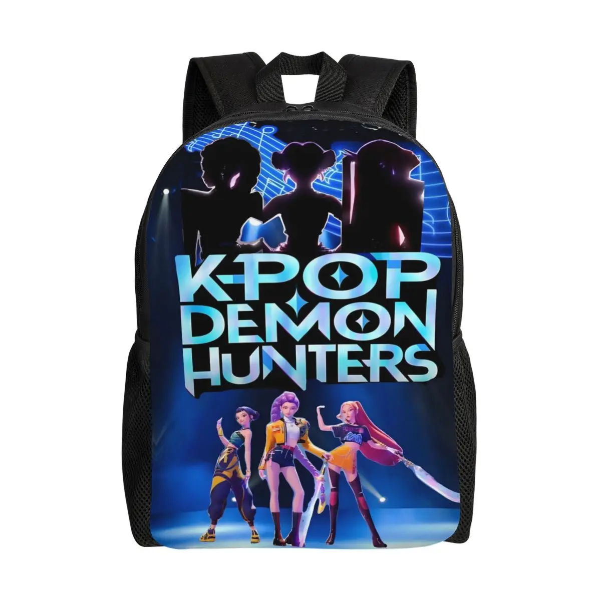 

Рюкзаки Kpop Hunter Demons на заказ для женщин и мужчин, водонепроницаемая школьная сумка для колледжа, охотничья сумка с принтом, сумка для книг