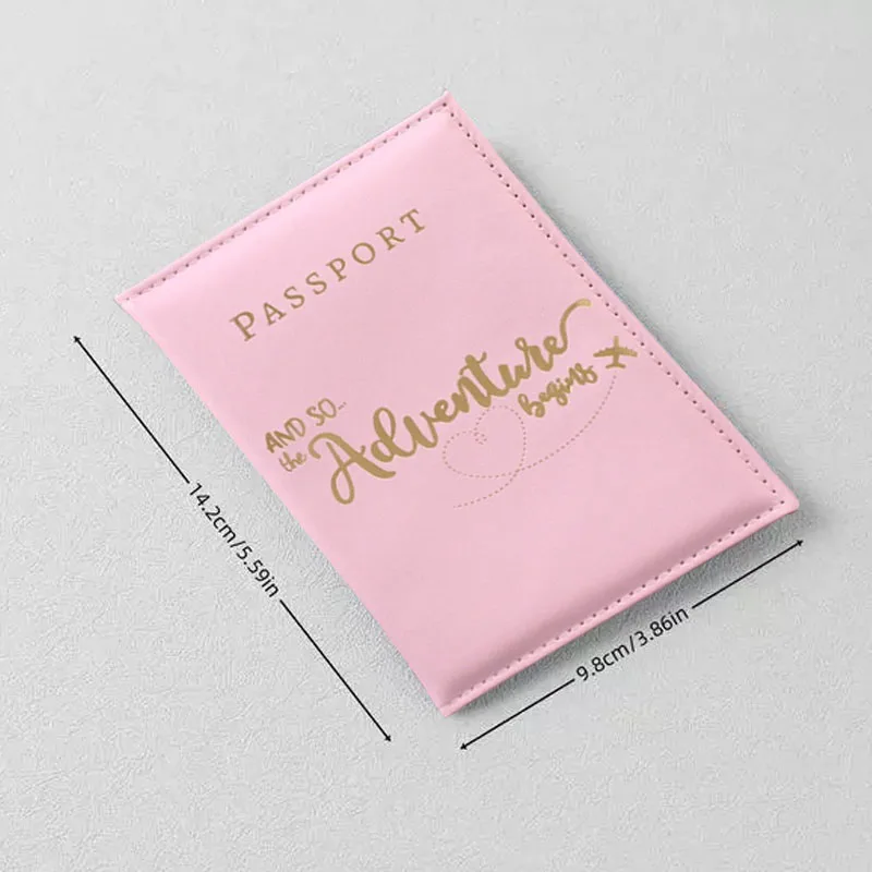 جديد محفظة بحامل جواز السفر غطاء أساسيات السفر بولي Leather حافظة بطاقات جلدية إكسسوارات السفر الدولية للنساء/الرجال