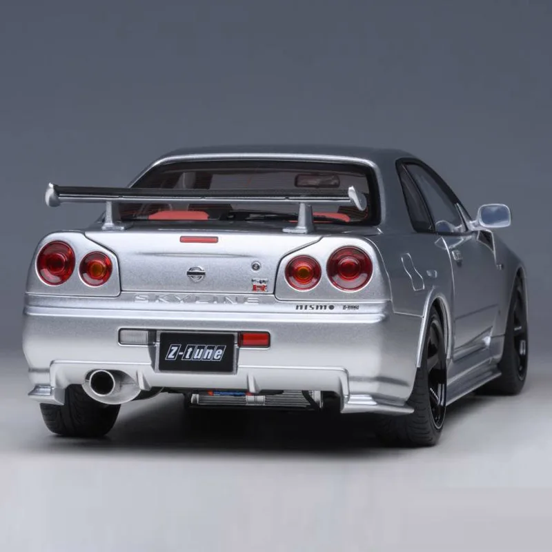 Autoart 1:18 Skyline R34 V-spec II Z-TUNE  JDM Limited Edition Alloy Metal Static Car Model Toy Gift