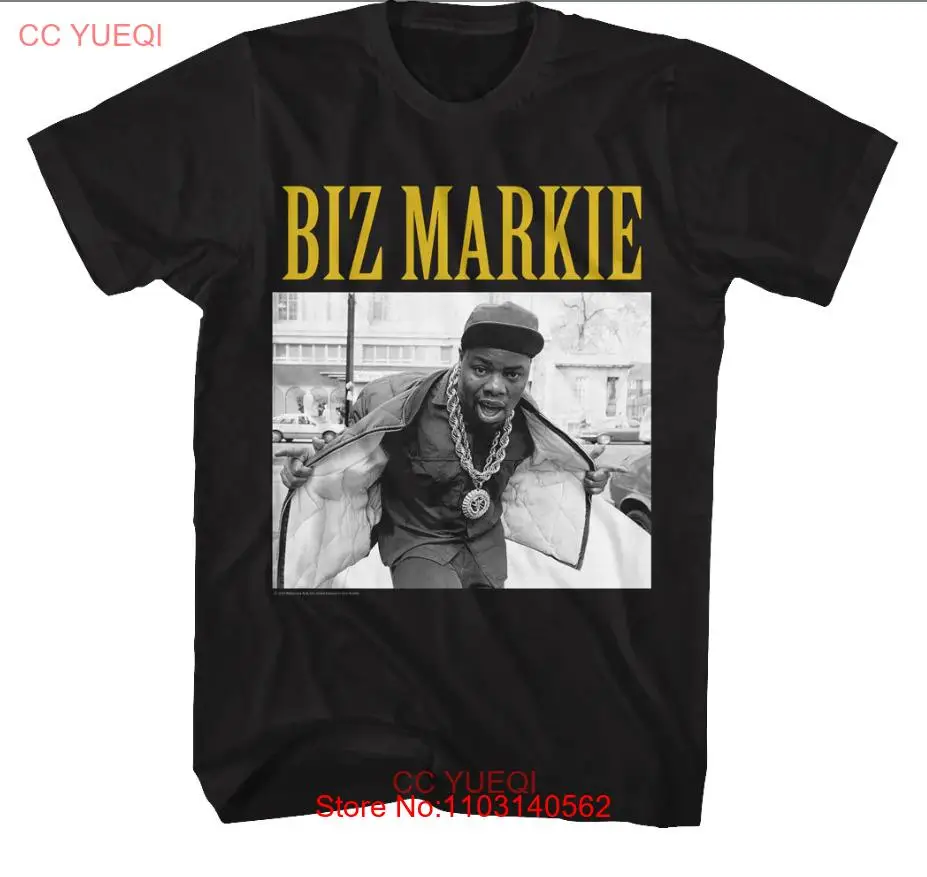 Black Photo Biz Markie T-Shirt Black Gift Fans Music