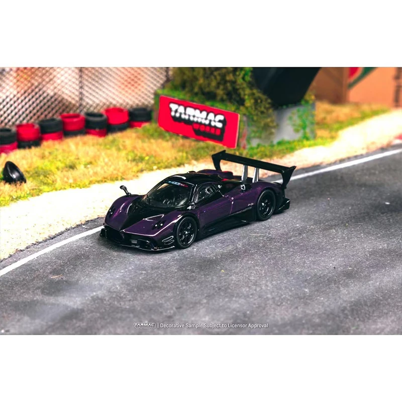 مركبة تشغيل مصبوبة في قوالب ، سيارة طراز سبيكة PSO من Zonda R Viola ، أعمال المدرج ، 1:64