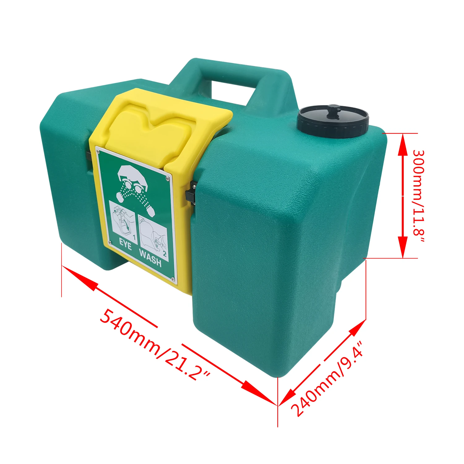 STLF ISURE MARINE Stazione di lavaggio occhi portatile a parete da 30 litri per ricambi auto Attrezzature per la cura di emergenza e il lavaggio degli occhi per Marin