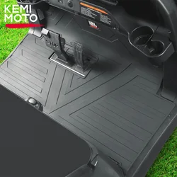 KEMIMOTO Golf Cart Floor Mat Compatible with Club Car Precedent 2004-2023 Onward & Tempo 2017-2023 Villager & V4L 2019-2023