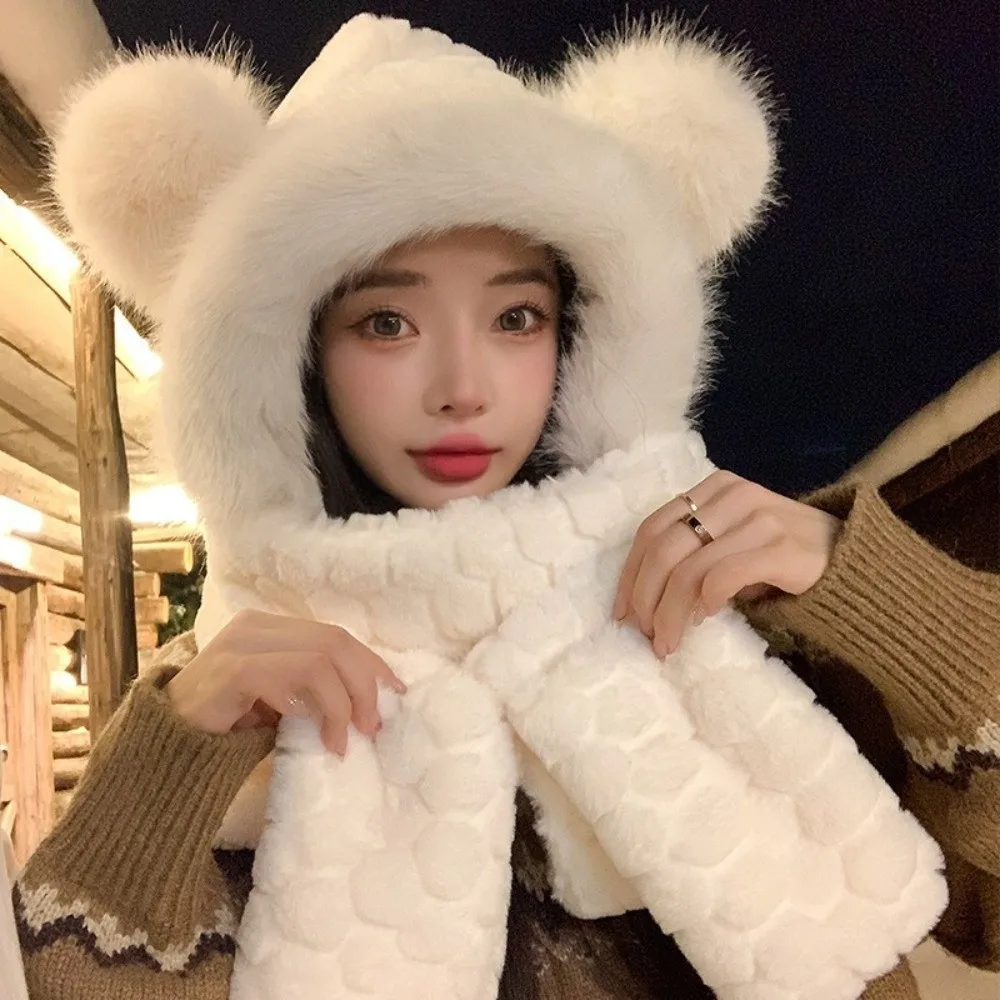 conjunto-3-em-1-de-gorro-cachecol-e-luvas-de-inverno-com-orelhas-de-urso-protecao-de-orelha-em-fleece-macio-casual-aquecedor-de-pescoco-para-exterior