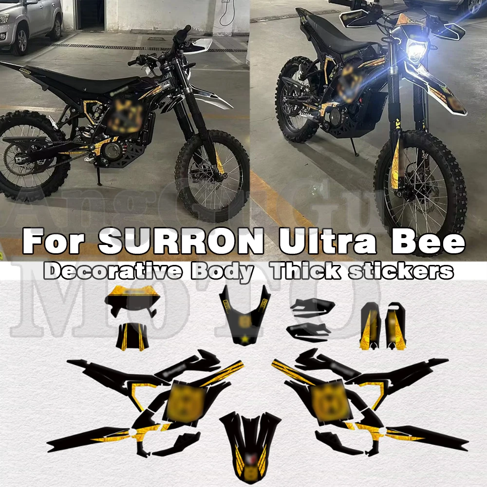 For SUR-RON Surron Ultra Bee ULTRA BEE Custom Stickers Electric Bike Decorative Self-Adhesive Moisture-proof Thick Sticker Decal