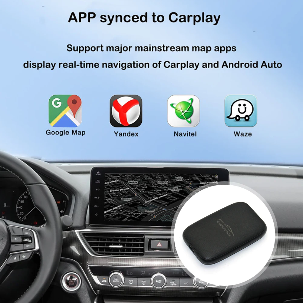 Universal Magic Box Carplay Wireless Portable Multimedia Box Bluetooth-Compatible Auto Accessories